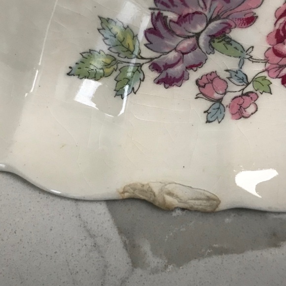 Vintage Rare Myott Staffordshire Olde Chelsea - Olde English Covered Casserole - Picture 4 of 8